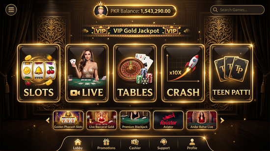 Main screen of 777cb casino page for PK players